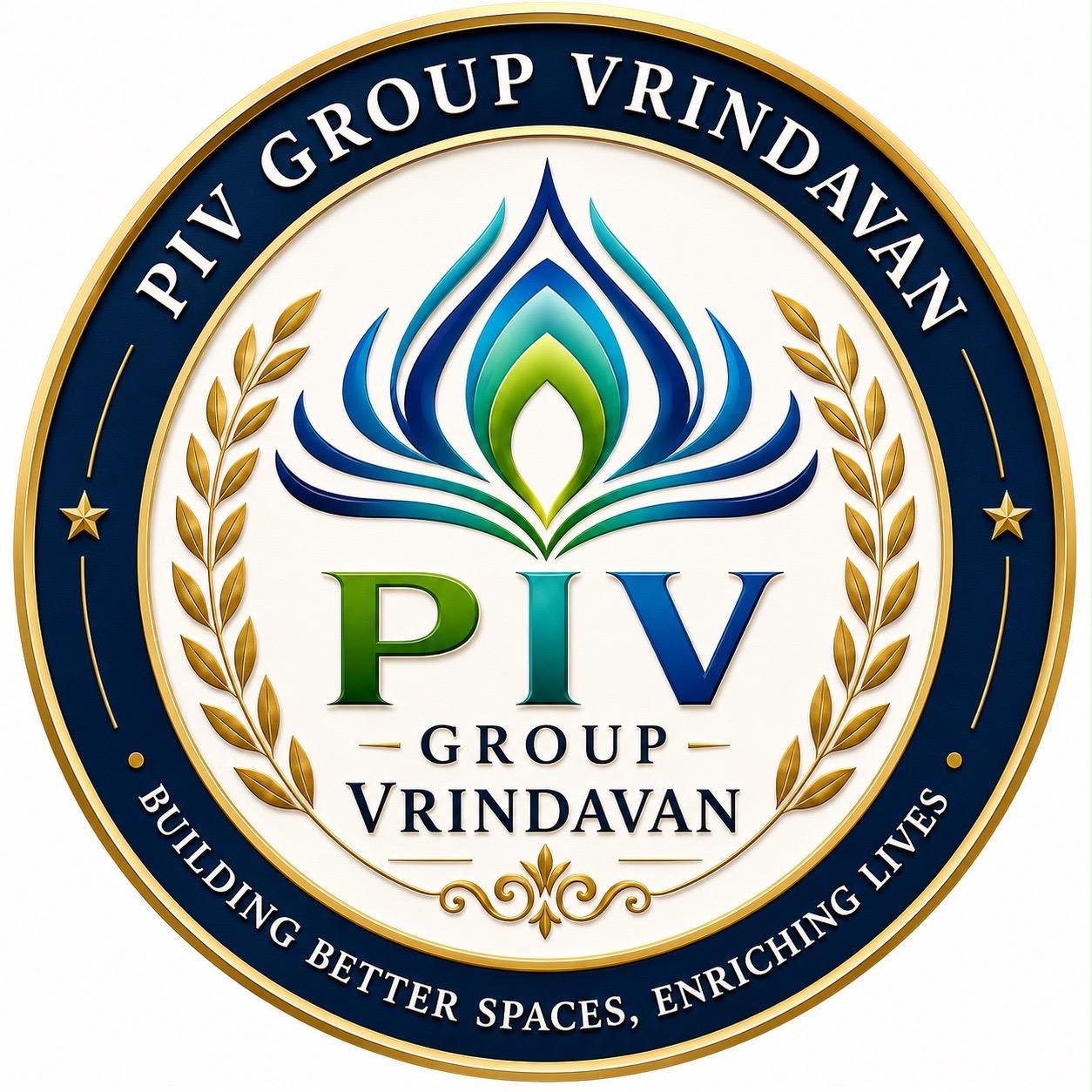 PIV Group Vrindavan Logo - Best Property Dealer in Vrindavan